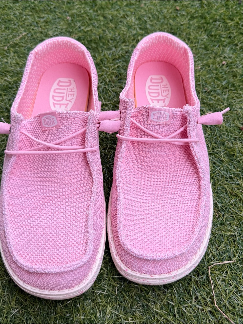 Hey Dude Wally Knit Slip-On Shoes - Pink